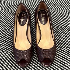 Cole Haan Nike Air Chocolate Leather Heels
